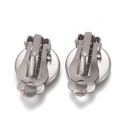 Montatura per orecchini a clip in acciaio inossidabile 304 anti-ossidazione&nbsp;X-STAS-P249-23E-P