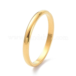 Anello da dito a cupola liscia lucida da 2 mm per ragazze donne&nbsp;LS-RJEW-C012-05C-G