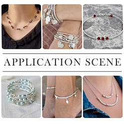 10шт изогнутая трубка 925 бусины из стерлингового серебра&nbsp;STER-TA0001-43B