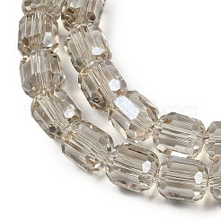 Стеклянные бусины с гальваническим покрытием &nbsp;GLAA-G112-07C