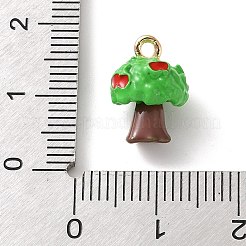 Pendentifs d'émail en alliage&nbsp;LS-AL-CBA02ED-03G-A