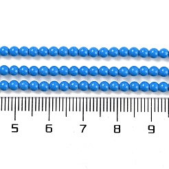 Синтетических нитей бирюзовые бусы&nbsp;G-U004-02D