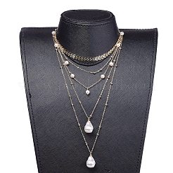 Conjuntos de collares en capas&nbsp;NJEW-JN02633