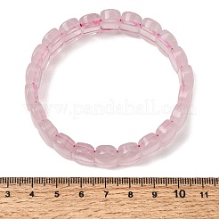 Bracelets extensibles en perles de quartz rose naturel pour femmes et hommes&nbsp;BJEW-D461-02G