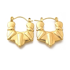 Серьги-кольца из нержавеющей стали 304 для женщин&nbsp;EJEW-L296-076G