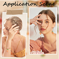 60шт 3 стиля непрозрачные подвески из смолы&nbsp;RESI-SC0005-96