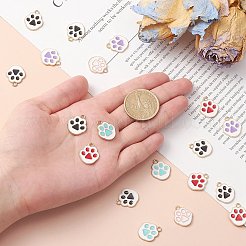 50pcs 5 pendentifs en alliage de couleurs&nbsp;ENAM-CJ0004-27