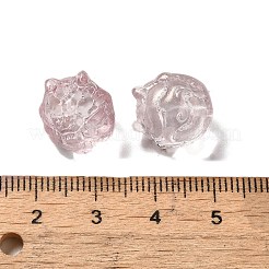 Прозрачные стеклянные бусины&nbsp;GLAA-D025-05E