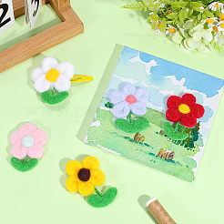 5 Stück 5 Farben handgemachtes Wollfilz-Ornament&nbsp;DIY-PH0034-68