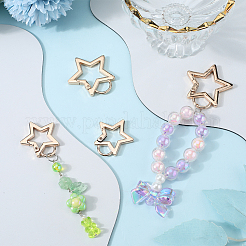 4шт 2 стиля пружинные кольца из цинкового сплава&nbsp;FIND-GF0007-56KCG