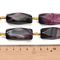 Chapelets de perles d'agate naturelle&nbsp;G-A321-B01-01A