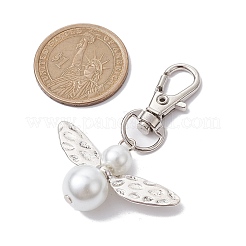 Perles de verre avec pendentifs en alliage&nbsp;HJEW-JM01812-01