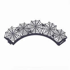 Envoltorios para cupcakes de Halloween con telaraña&nbsp;CON-G010-D04