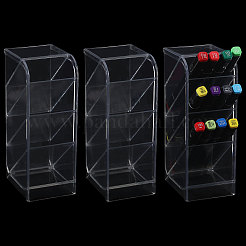 Transparenter Stifthalter aus Acryl&nbsp;AJEW-WH0481-469