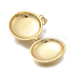 Pendentifs de médaillon en laiton&nbsp;KK-D431-030B-G