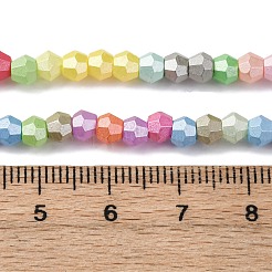 Выпечка окрашенные стеклянные бусины пряди&nbsp;LAMP-R020-02A