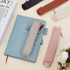 5 шт. двухцветные кожаные держатели для ручек&nbsp;AJEW-AN0007-43