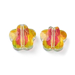 Прозрачный Electroplate стеклянные бусины&nbsp;GLAA-D016-17A