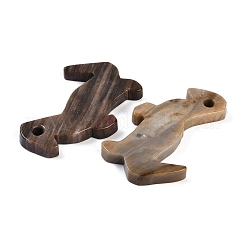 Anhänger aus natürlichem versteinertem Holz&nbsp;G-C157-03B