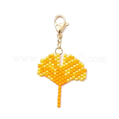 Adornos colgantes hechos a mano con cuentas de vidrio&nbsp;HJEW-MZ00358-04