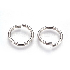 Anillos de salto abiertos cortados con sierra de acero inoxidable 304 resistentes al deslustre&nbsp;STAS-P212-25P-19