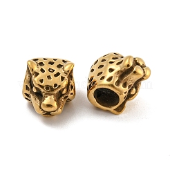 Ионное покрытие (IP) 304 нержавеющая сталь европейские бусины&nbsp;LS-STAS-P237-43G