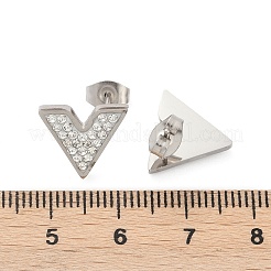 Серьги-гвоздики из нержавеющей стали 304&nbsp;EJEW-Z089-39P