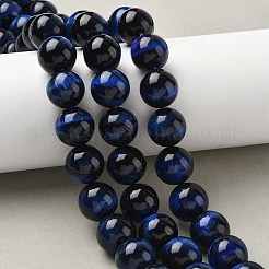 Естественно тигровый глаз шарик нити&nbsp;G-P230-08-B-14mm