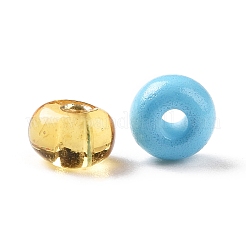 Perline di semi di vetro di colori opachi e trasparenti e metallici&nbsp;SEED-A030-07A