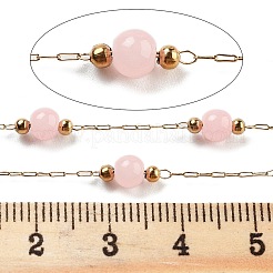 Chaînes de perles en jade naturel de Malaisie&nbsp;CHS-P019-08G-G