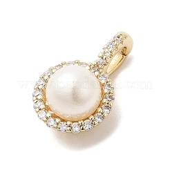 Латунные микро проложить кубического циркония подвески&nbsp;KK-H529-30G