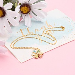 Colliers pendentif flocon de neige en alliage émaillé&nbsp;NJEW-JN03314