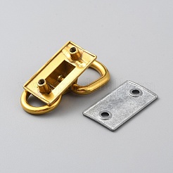 Fermagli di sospensione in lega a doppio anello a D per tracolla&nbsp;FIND-WH0111-347