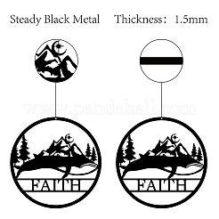 Железные подвесные украшения&nbsp;HJEW-WH0013-016