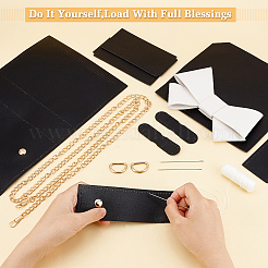 DIY Bowknot Styles Umhängetaschen-Geldbörsen-Kits&nbsp;DIY-WH0308-89