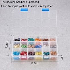 Гальванические стеклянные бусины&nbsp;EGLA-PH0003-04