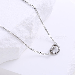 Ожерелья с подвеской в виде сердца из нержавеющей стали для женщин&nbsp;IT1391