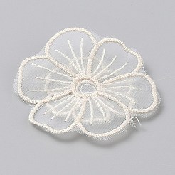 Computergesteuerte Stickerei Organza Ornament Zubehör&nbsp;DIY-WH0656-22J