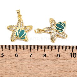 Messing micro pave klare zirkonia anhänger&nbsp;CU-CBA415D-02G