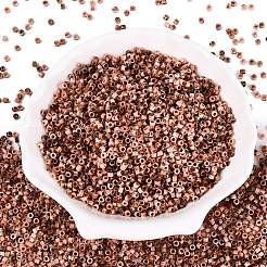 Cuentas de vidrio cilíndricas opacas estilo Picasso&nbsp;SEED-Q039-06A-05