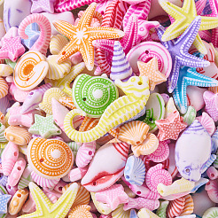 200 г акриловые бусины в стиле «океан»&nbsp;SACR-TA0001-48