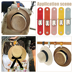 5 Stück 5 Farben Eisenhutclips&nbsp;FIND-WR0010-59A