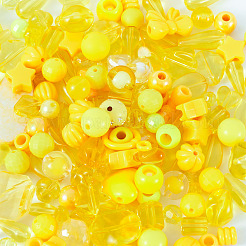 100 г прозрачных/непрозрачных акриловых бусин&nbsp;MACR-TA0001-50E