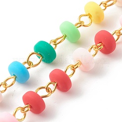 Chaînes de perles en pâte polymère faites à la main&nbsp;AJEW-JB00975-02