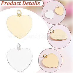 12 ciondolo a forma di cuore in ottone&nbsp;KK-BBC0027-75