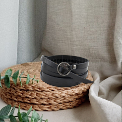 Браслеты из воловьей кожи для мужчин и женщин&nbsp;BJEW-WH20002-12B