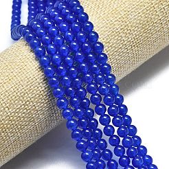 Натуральный Malaysia нефритовые бусы пряди&nbsp;G-L645-C01-6mm-19