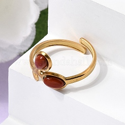 Offene Manschettenringe aus Edelstahl 304&nbsp;RJEW-F213-04G