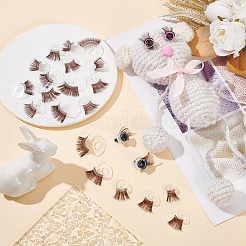 24шт 6 вида акриловых кукольных ресниц&nbsp;DOLL-PH0001-41B