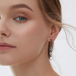 60 шт. фурнитура для сережек-гвоздиков из осины&nbsp;WOOD-DC0001-35A